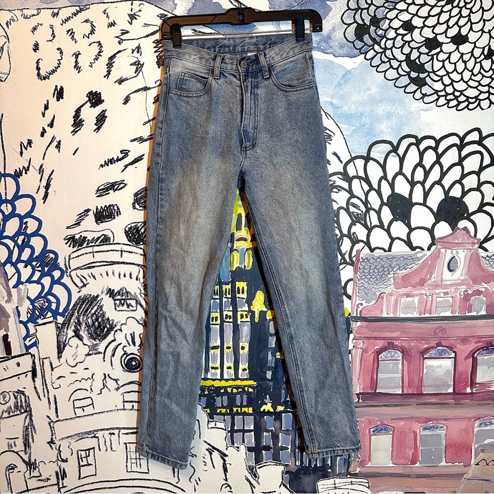 John Galt / J. Galt medium wash straight leg jeans